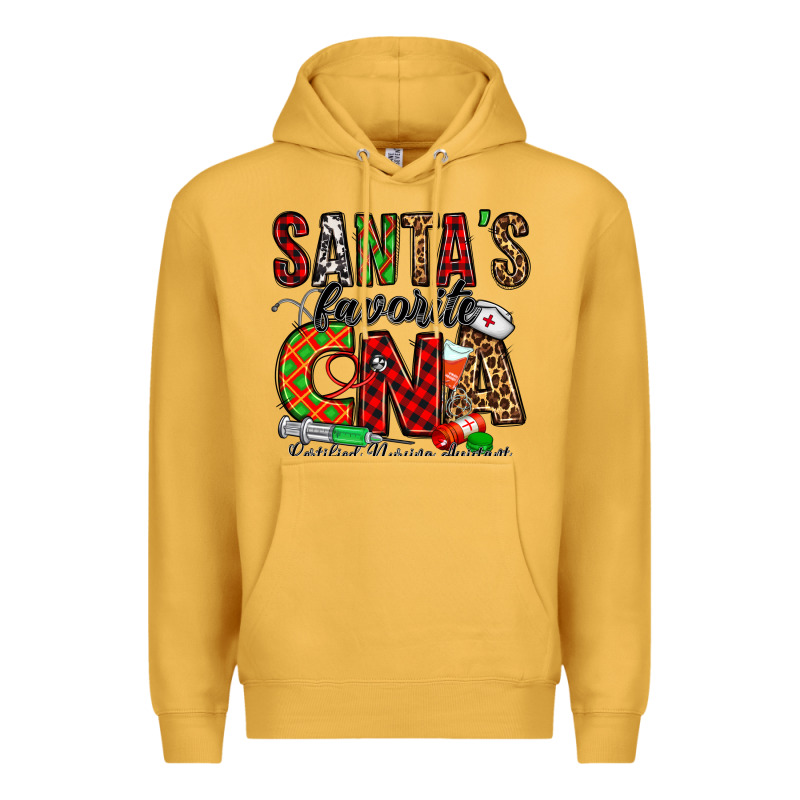 Santa’s Favorite Cna Premium Hoodie by Jasminsmagicworld | Teevron