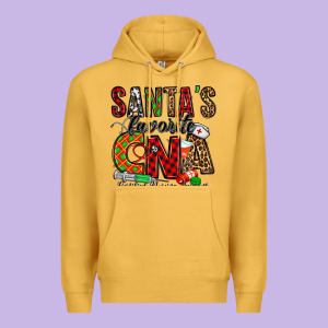 Santa’s Favorite Cna Premium Hoodie Designed By Jasminsmagicworld