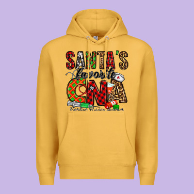 Santa’s Favorite Cna Premium Hoodie Designed By Jasminsmagicworld
