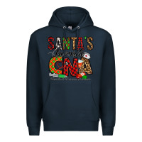 Navy santa’s favorite cna Premium Hoodie - Jasminsmagicworld