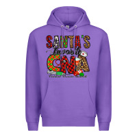 Purple santa’s favorite cna Premium Hoodie - Jasminsmagicworld