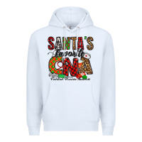 White santa’s favorite cna Premium Hoodie - Jasminsmagicworld