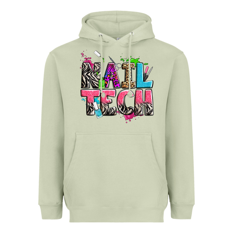 Nail Tech Heavyweight Hoodie by Zillion Design Studio | Teevron