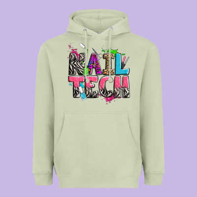 Nail Tech Heavyweight Hoodie Designed By Zillion Design Studio
