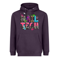 Plum nail tech Heavyweight Hoodie - Zillion Design Studio