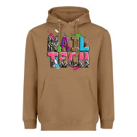 Toasted Coconut nail tech Heavyweight Hoodie - Zillion Design Studio