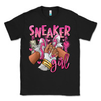Black Pink and white sneaker girl Classic Tee - RanaPortraitStore