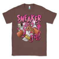 Chestnut Pink and white sneaker girl Classic Tee - RanaPortraitStore
