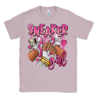 Lilac Pink and white sneaker girl Classic Tee - RanaPortraitStore