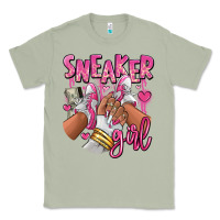 Matcha Pink and white sneaker girl Classic Tee - RanaPortraitStore