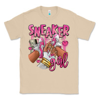 Mushroom Pink and white sneaker girl Classic Tee - RanaPortraitStore
