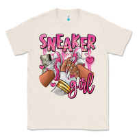 Natural Pink and white sneaker girl Classic Tee - RanaPortraitStore