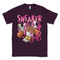Plum Pink and white sneaker girl Classic Tee - RanaPortraitStore
