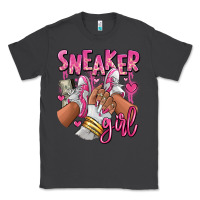 Smoke Pink and white sneaker girl Classic Tee - RanaPortraitStore