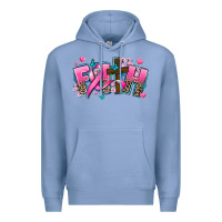 Colony Blue cancer faith cross Premium Hoodie - AdoDesignShop