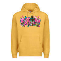 Mustard cancer faith cross Premium Hoodie - AdoDesignShop