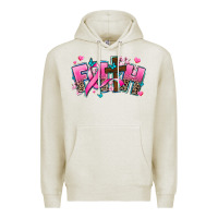 Oatmeal Heather cancer faith cross Premium Hoodie - AdoDesignShop