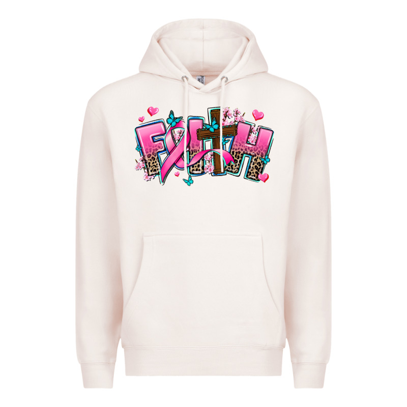 Cancer Faith Cross Premium Hoodie by AdoDesignShop | Teevron