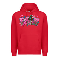 Red cancer faith cross Premium Hoodie - AdoDesignShop
