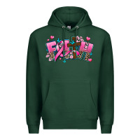 Sports Green cancer faith cross Premium Hoodie - AdoDesignShop
