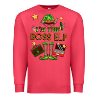 Cardinal im the boss elf Premium Sweatshirt - FaDigitalArtStudio