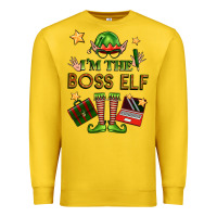 Lemon im the boss elf Premium Sweatshirt - FaDigitalArtStudio