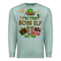 Seafoam im the boss elf Premium Sweatshirt - FaDigitalArtStudio