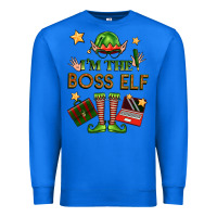 True Royal im the boss elf Premium Sweatshirt - FaDigitalArtStudio