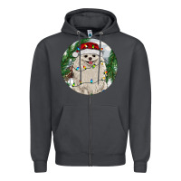 Smoke Pomeranian And Farm Zipper Hoodie - RanaPortraitStore