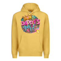 Antique Gold daddys girl Premium Hoodie - NancyCooperArtShop