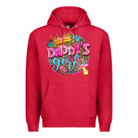 Cardinal daddys girl Premium Hoodie - NancyCooperArtShop