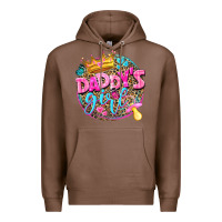 Chestnut daddys girl Premium Hoodie - NancyCooperArtShop