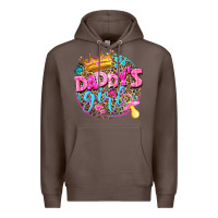 Coffee daddys girl Premium Hoodie - NancyCooperArtShop