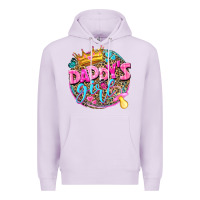 Lilac daddys girl Premium Hoodie - NancyCooperArtShop