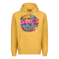 Mustard daddys girl Premium Hoodie - NancyCooperArtShop
