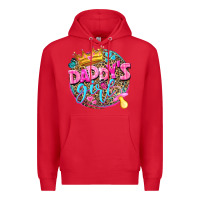 Red daddys girl Premium Hoodie - NancyCooperArtShop