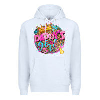 White daddys girl Premium Hoodie - NancyCooperArtShop