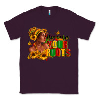 Plum Remember your roots Afro American Classic Tee - RanaPortraitStore