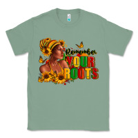 Sage Remember your roots Afro American Classic Tee - RanaPortraitStore