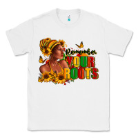 White Remember your roots Afro American Classic Tee - RanaPortraitStore