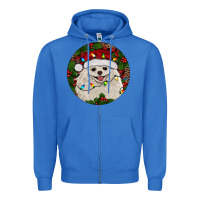 True Royal Christmas pomeranian Zipper Hoodie - RanaPortraitStore