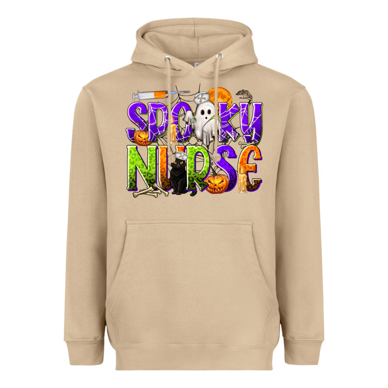 Halloween Spooky Nurse Heavyweight Hoodie by texasbilliewilder | Teevron