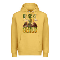 Antique Gold desert child cactus Premium Hoodie - NancyCooperArtShop