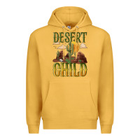 Mustard desert child cactus Premium Hoodie - NancyCooperArtShop
