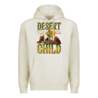 Oatmeal Heather desert child cactus Premium Hoodie - NancyCooperArtShop