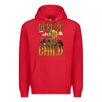 Red desert child cactus Premium Hoodie - NancyCooperArtShop