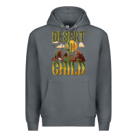 Rock desert child cactus Premium Hoodie - NancyCooperArtShop