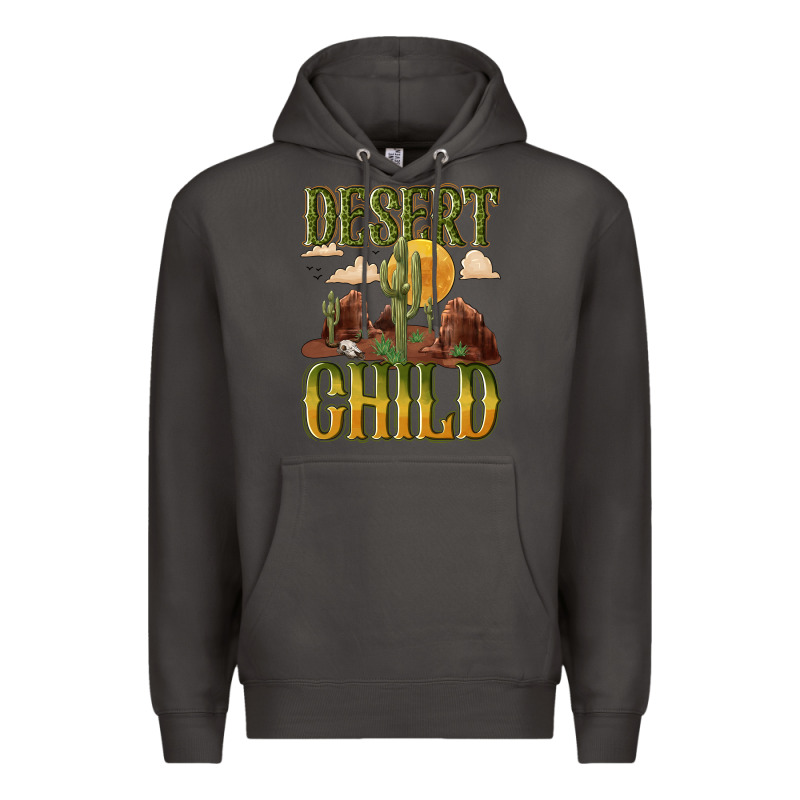 Desert Child Cactus Premium Hoodie by NancyCooperArtShop | Teevron