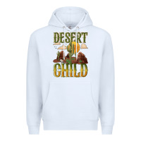 White desert child cactus Premium Hoodie - NancyCooperArtShop
