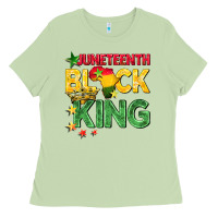 Matcha juneteenth black king Ladies Tee - BarkalooDesign